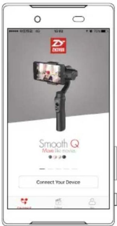 Zhiyun CRANEM - Connexion du stabilisateur au smartphone - 1