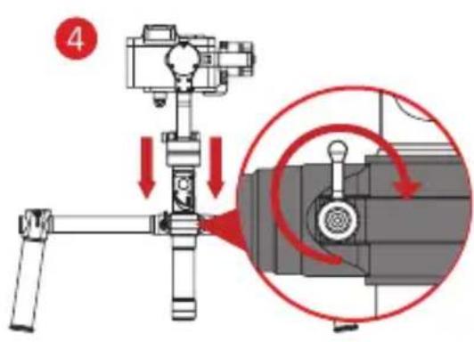 Zhiyun CRANEM - Méthode d'installation : - 3