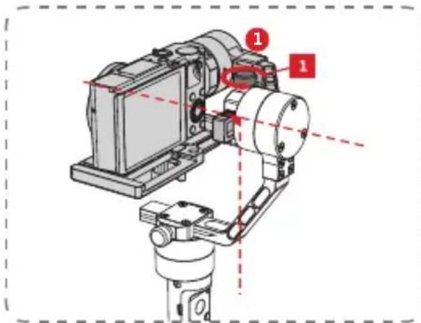 Zhiyun CRANEM - Réglage de l'équilibre de l'axe de roulis - 1