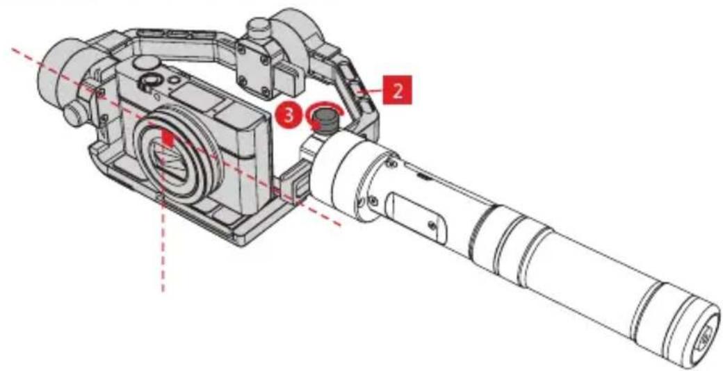 Zhiyun CRANEM - Réglage de l'équilibre de l'axe de roulis - 2