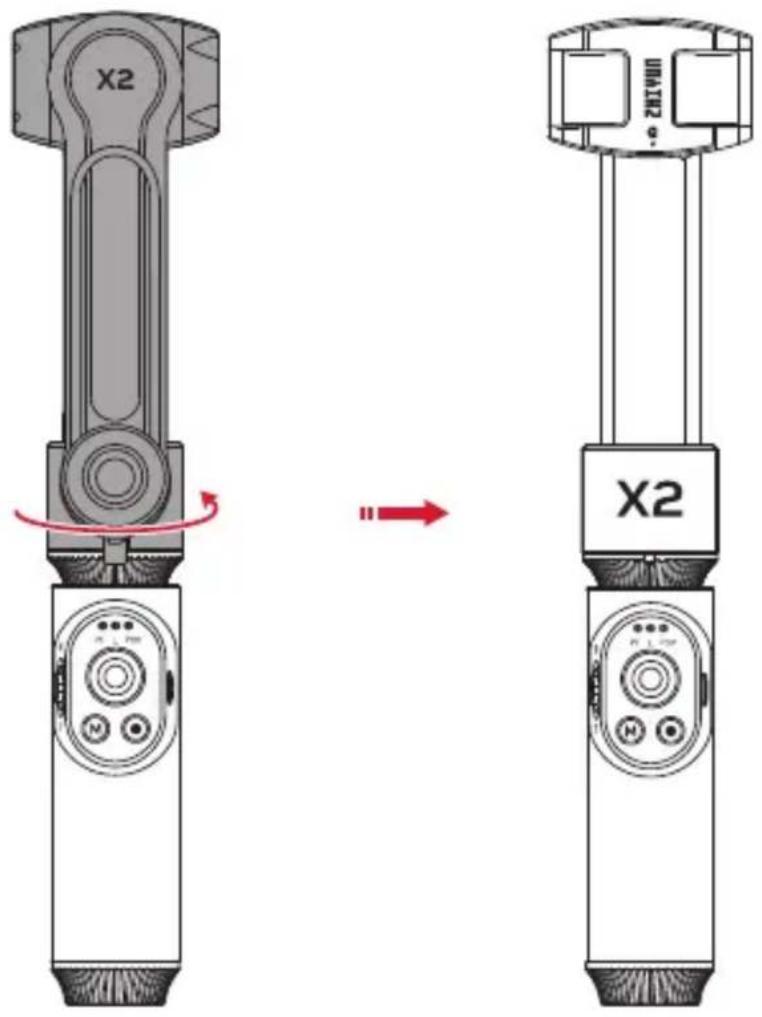 Zhiyun SmoothX2 - Fixation du téléphone - 3