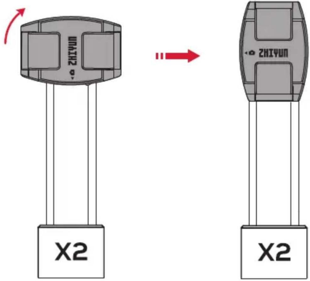 Zhiyun SmoothX2 - Fixation du téléphone - 4