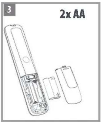 ONE FOR ALL Essential 8 URC 3680 - BATTERIES - 4