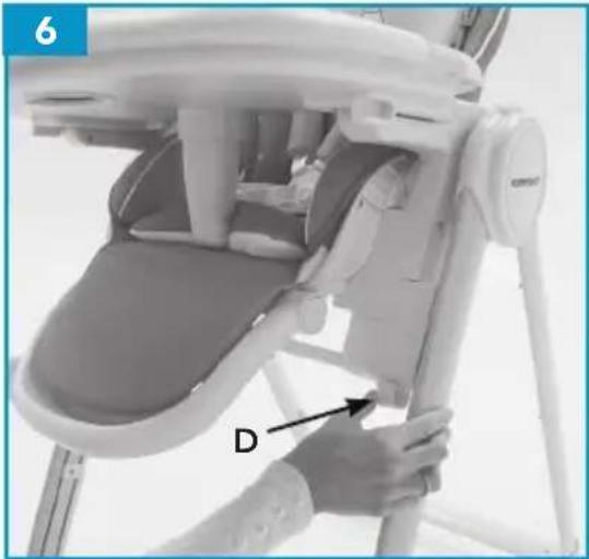 Foppapedretti Misterchef - ADJUSTING THE BACKREST - 1