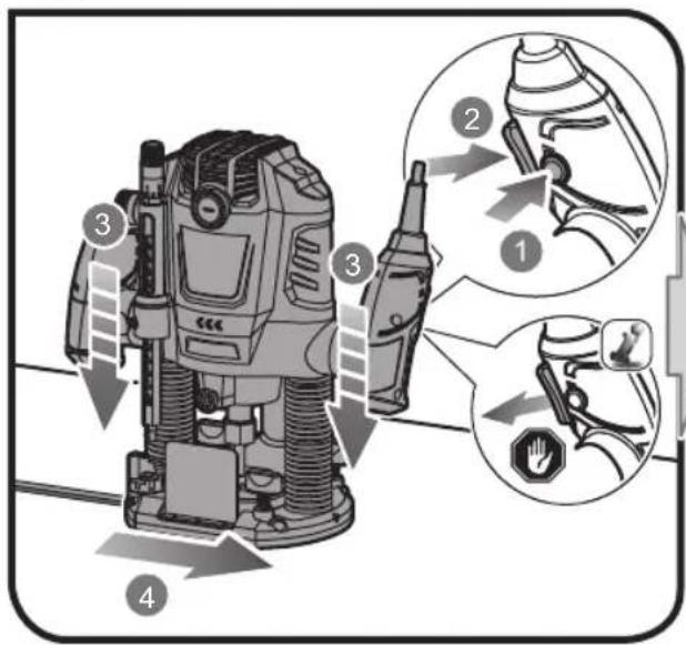 RYOBI RRT1600 - 7 - 1