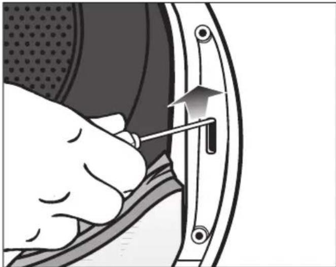 MIELE TSH 783 WP - Changer le système de fermeture de porte du sèche-linge - 1