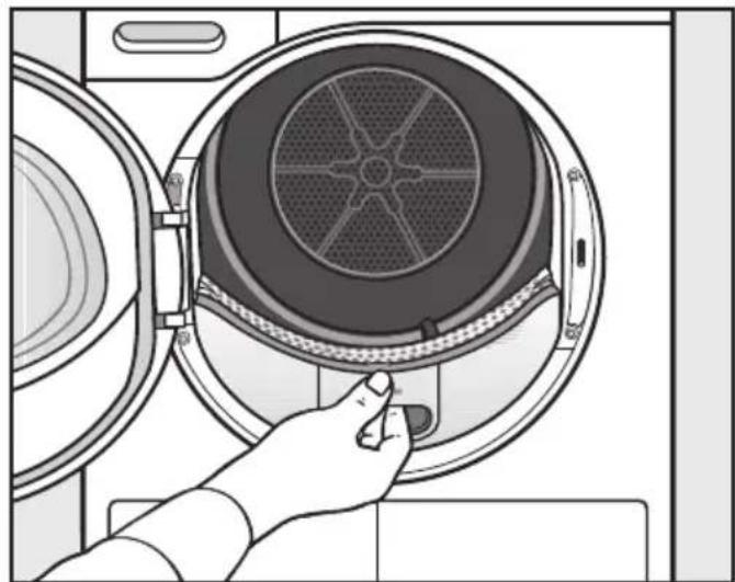 MIELE TSH 783 WP - Retirer les peluches visibles - 1