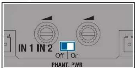 AKG DMM14 ULD - Phantom power - 1