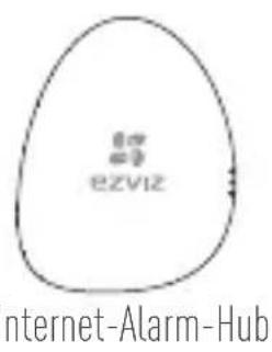 EZVIZ T10 - • Option 2 Hinzufügen mittels Internet-Alarm-Hub - 1