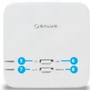 Salus RT310RF - Fonctions des boutons - 2