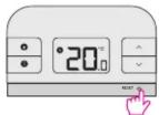 Salus RT310RF - Réinitialisation du thermostat RT310 - 1