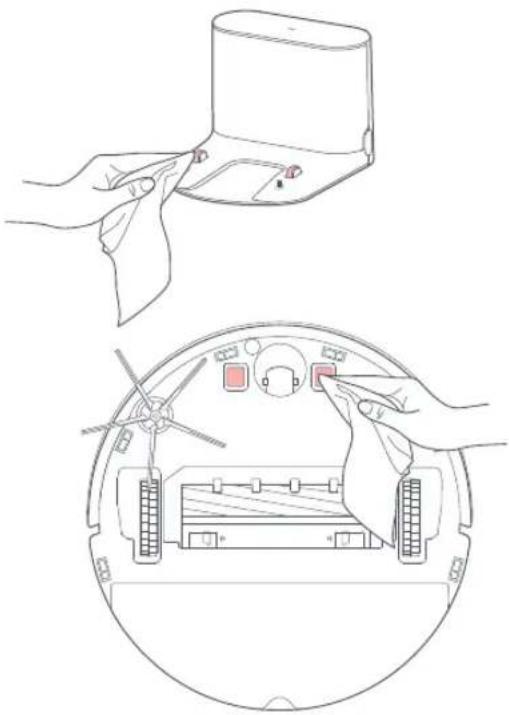 ROBOROCK H7 - Ladda kontaktområden - 1