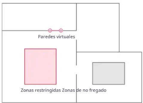 ROBOROCK H7 - Zonas restringidas, zonas de no fregado y paredes virtuales - 1