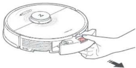 ROBOROCK H7 - Ta bort vattentanken - 1