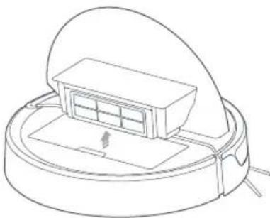 ROBOROCK E4 - Staubbehälter und Filter - 1