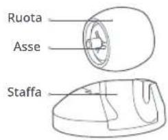 ROBOROCK E4 - Ruota omnidirezionale - 1
