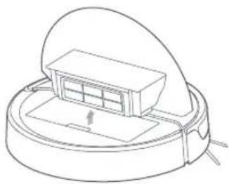 ROBOROCK E4 - Vaschetta raccoglipolvere e filtro - 1
