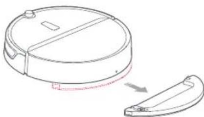 ROBOROCK E4 - Retirar el módulo de fregado. - 1