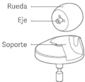 ROBOROCK S4 - Rueda omnidireccional Se recomienda su limpieza mensual - 1