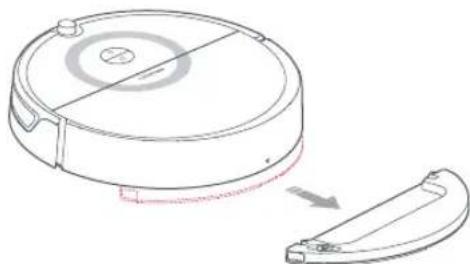 ROBOROCK E5 - ⑦ Remove the mopping module - 1