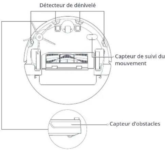 ROBOROCK E5 - Roulette omnidirectionnelle Capteurs du robot - 2