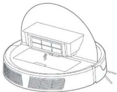 ROBOROCK E5 - Vaschetta raccoglipolvere e filtro Spazzola principale - 1