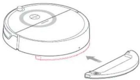 ROBOROCK E5 - Installieren des Moduls - 1