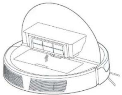ROBOROCK E5 - Staubbehälter und Filter Hauptbürste - 1