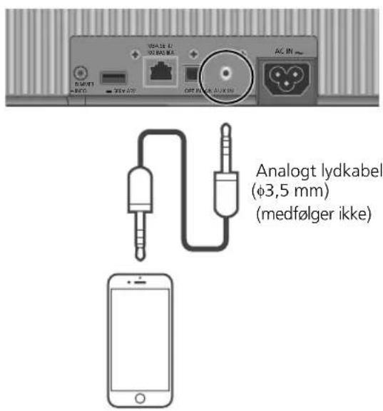 TECHNICS SCC65 - Tilslutning af en analog lydudgangsenhed - 1