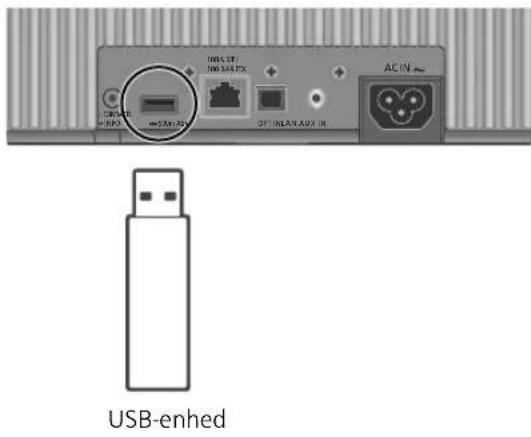 TECHNICS SCC65 - Brug af USB-enhed - 1