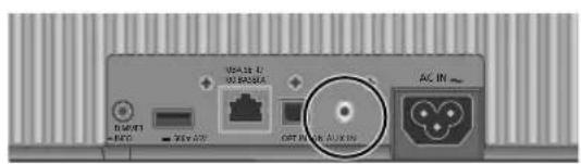 TECHNICS SCC65 - Connecting analogue audio output device - 1