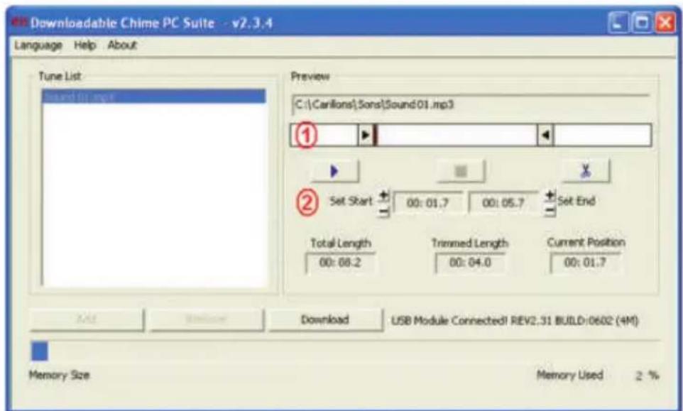 CHACON 84176 - 1° Vložte jednotku USB a spustite program. - 2