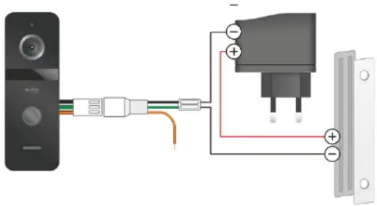 ELRO PV40P1M2 - 2.NO (normal geöffnet/ Spannung entriegelt) - 1