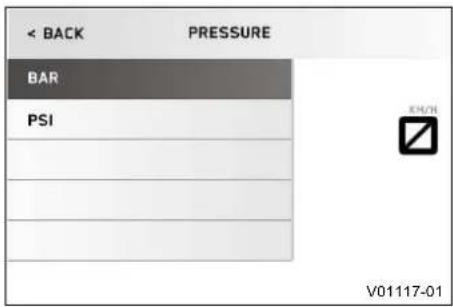 < BACK PRESSURE BAR PSI V01117-01