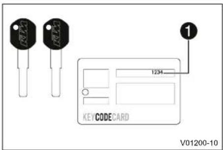 RPT1 RPT2 1 1234 KEYCODECARD V01200-10