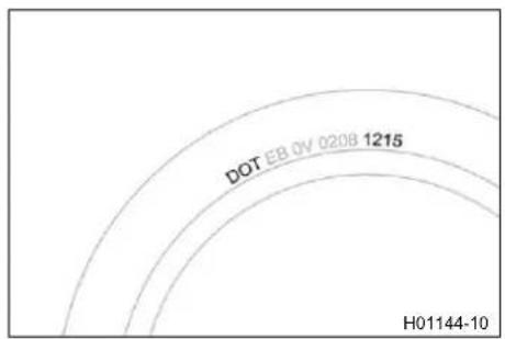 DOT EB 0V 0208 1215 H01144-10