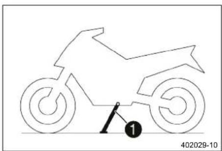KTM 790 Duke (2021) - ยกมอเตอร์ไซค์ลงจากเครื่องยก ด้านหลัง - 1