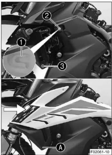 KTM 790 Adventure R (2021) - ติดตั้งสปอยเลอร์ถังน้ำมันด้านซ้าย - 1