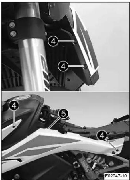 KTM 790 Adventure R (2021) - ติดตั้งสปอยเลอร์ถังน้ำมันด้านซ้าย - 2