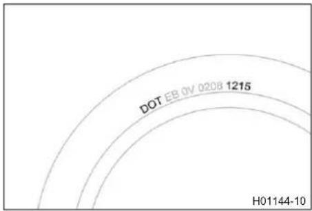 DOT EB 0V.0208 1215 H01144-10