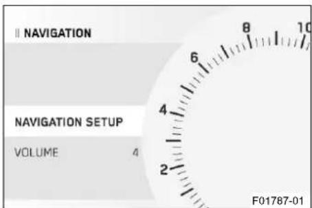 II NAVIGATION NAVIGATION SETUP VOLUME 4 F01787-01