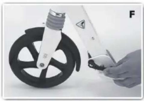 Klarfit Float - F Zusammenklappen des Lenkers - 4