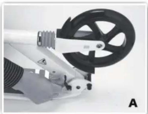 Klarfit Float - A Unfolding the steering column - 1