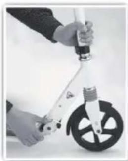 Klarfit Float - F Folding the steering column - 5
