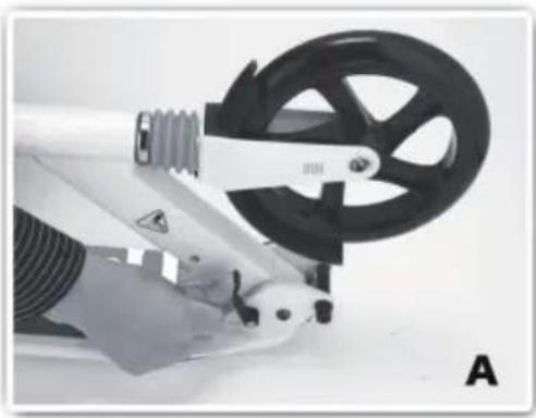 Klarfit Float - A Aufklappen des Lenkers - 1