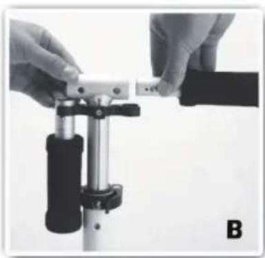Klarfit Float - B Positioning the handles - 1