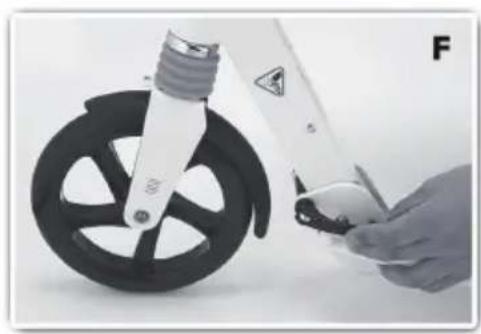 Klarfit Float - F Plegado del manillar - 4