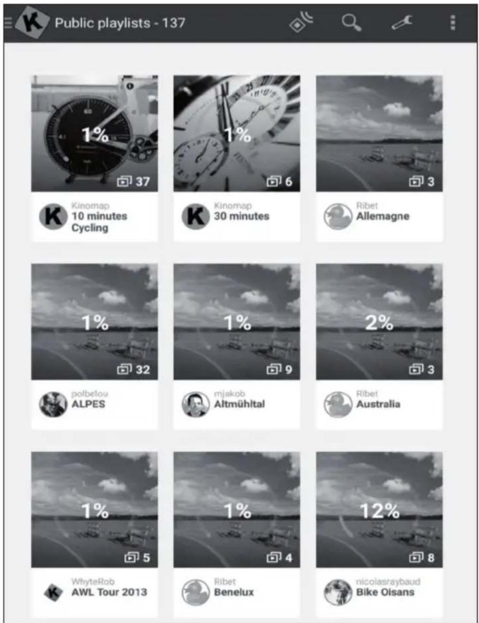 Klarfit Myon - Playlists - 1