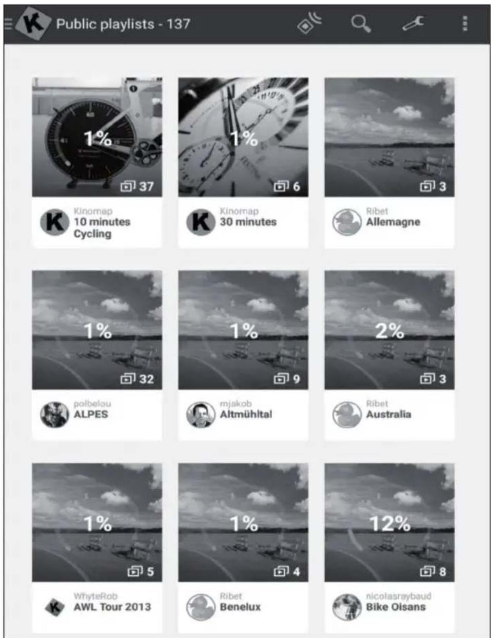 Klarfit Myon - Playlists - 1