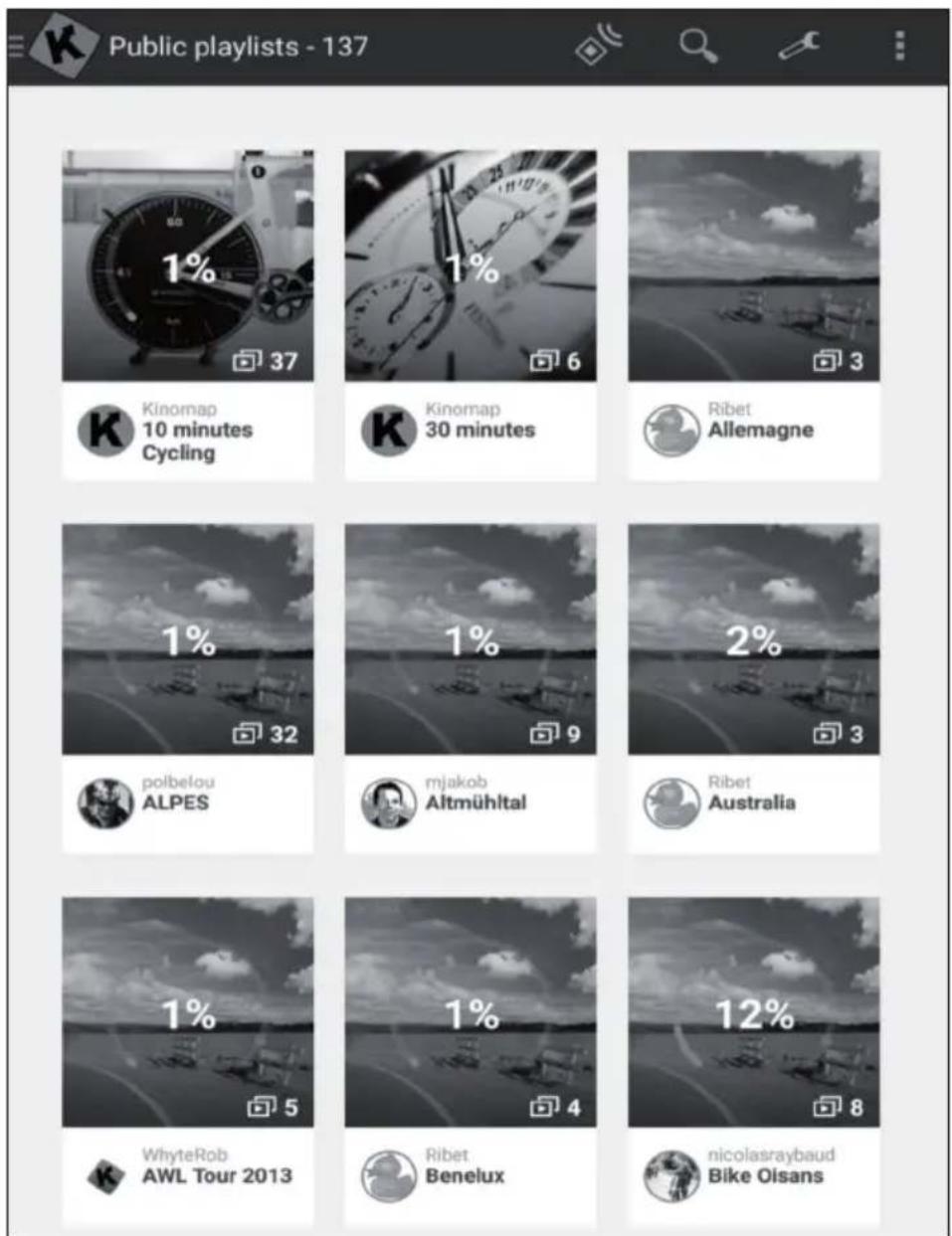 Klarfit Myon - Playlists - 1
